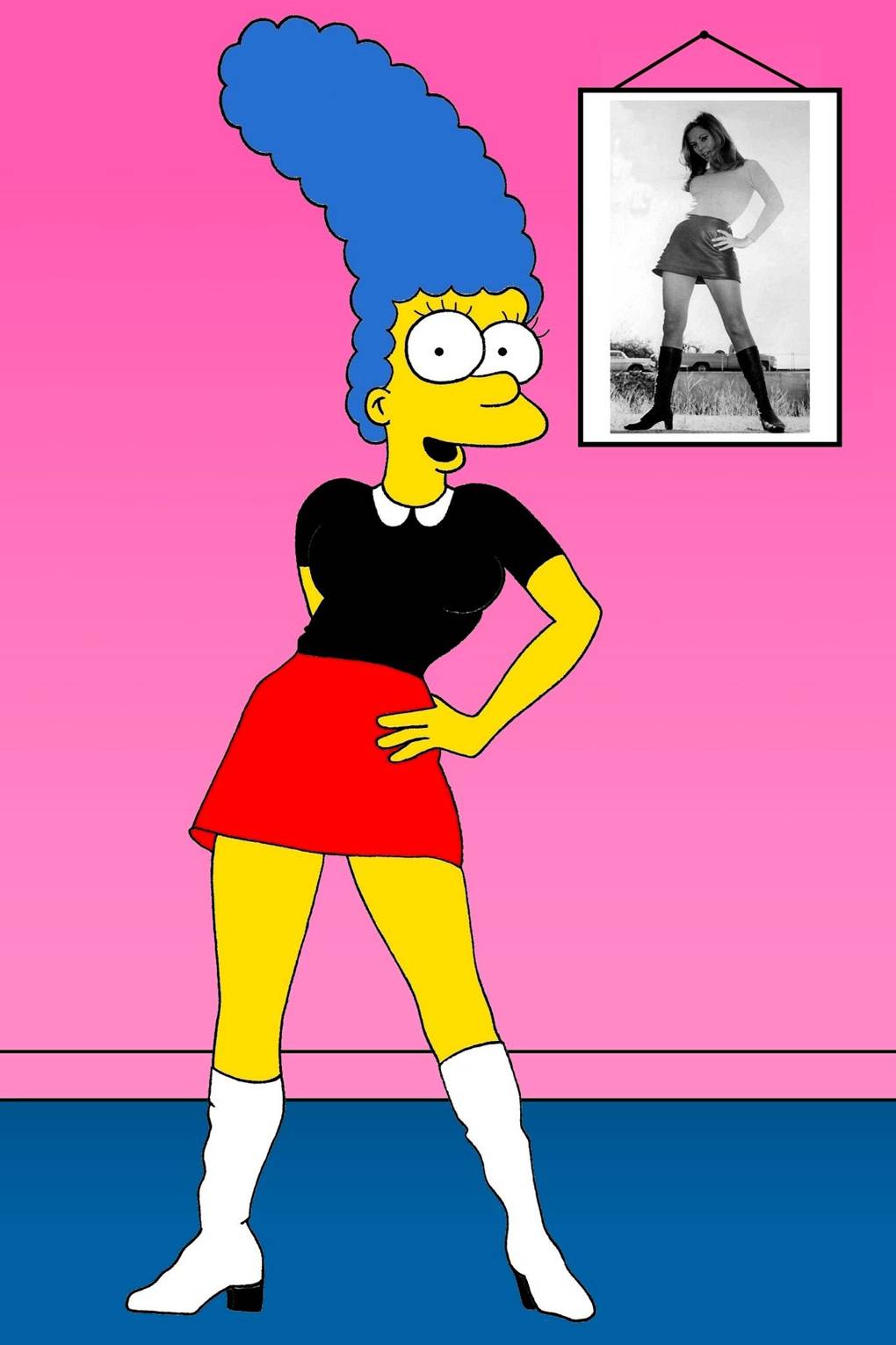 Marge Simpson Alexsandro Palombo Iconic Dresses British Vogue 