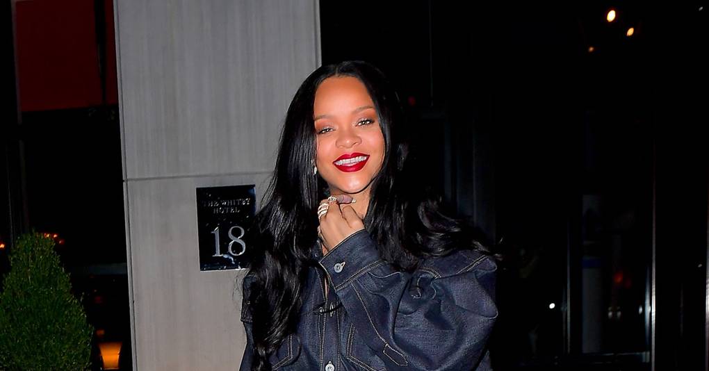 Rihanna Has The Secret To Dressing Up Double Denim | British Vogue