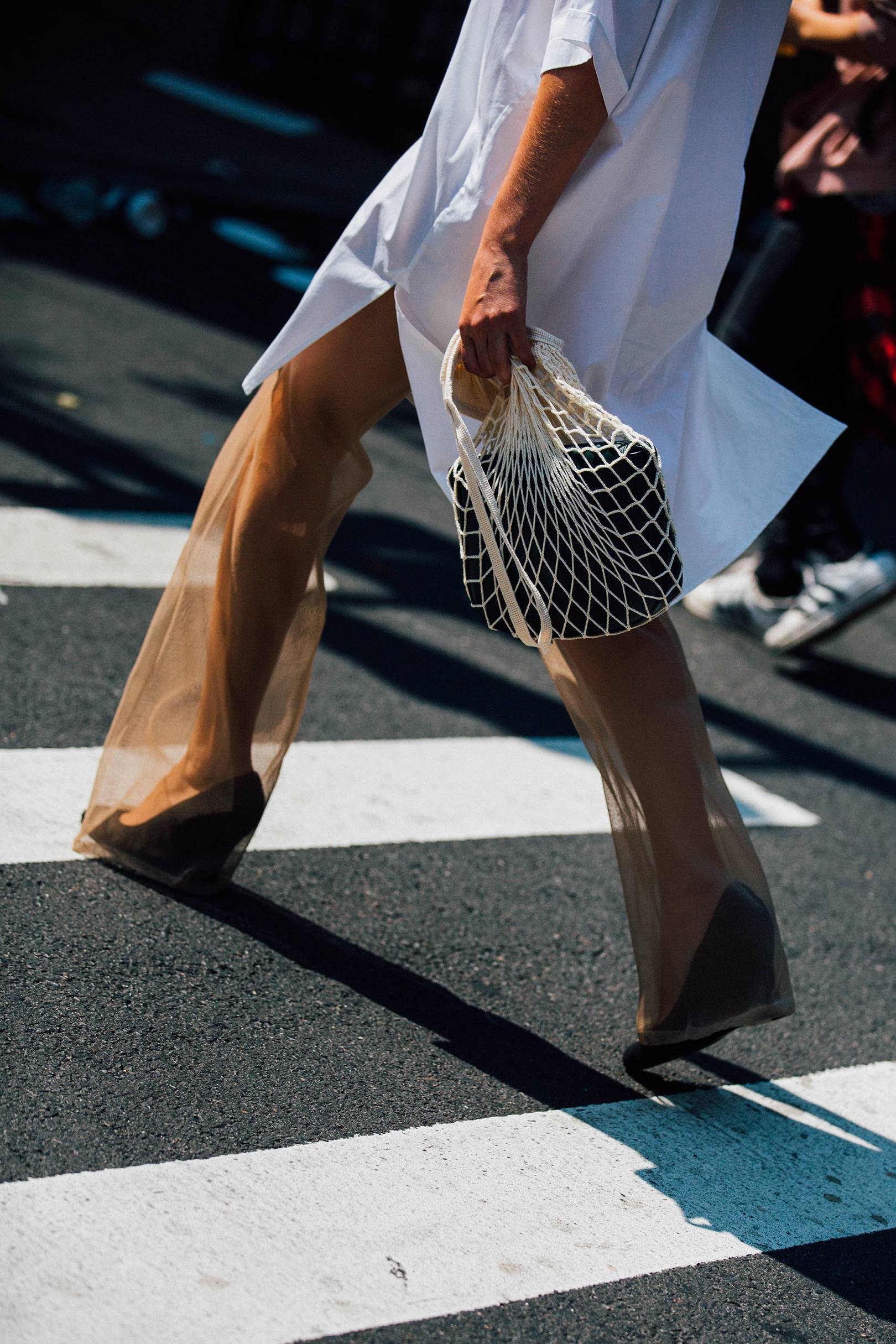 street style net bag