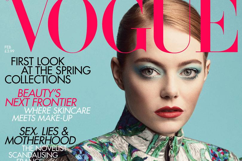 Emma Stone Covers The February Issue Of British Vogue 