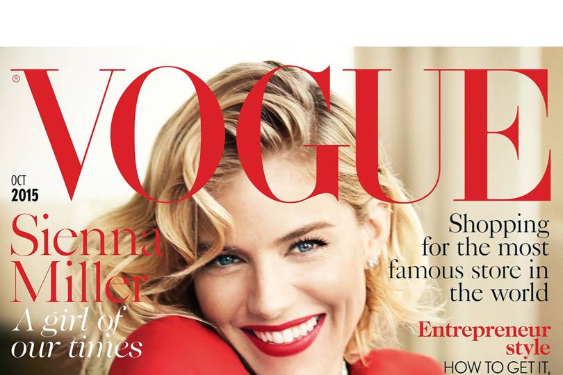 Sienna Miller Cover Star October 2015 Issue British Vogue | British Vogue