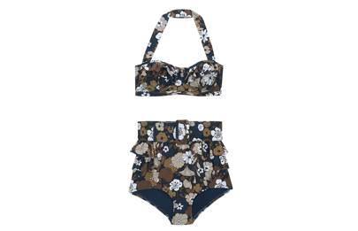 Lipsy pleated bardot bodycon dress