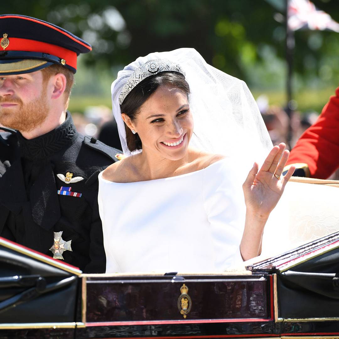 Image: See The Moment Meghan First Looked At Her Finished Wedding Dress