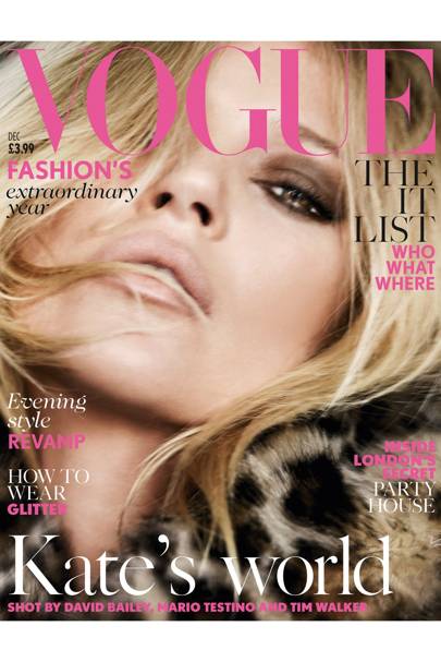 Inside British Vogue December Issue Kate Moss Cover | British Vogue