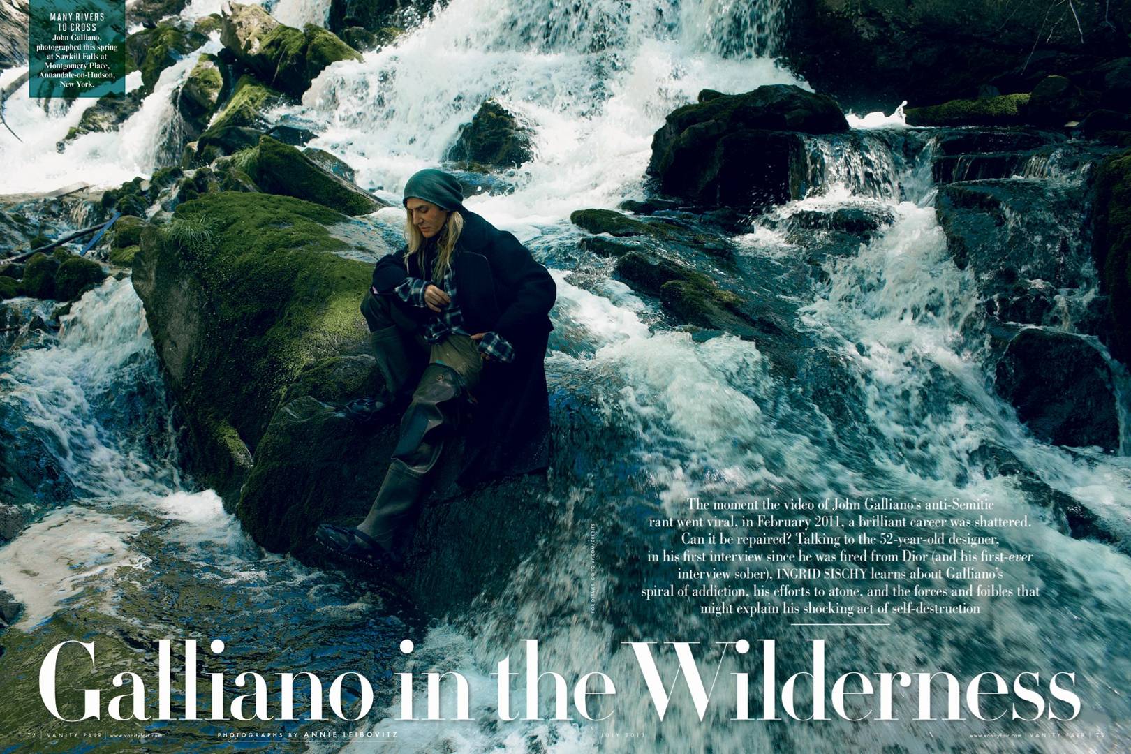 Fashion style Galliano john interview in vanity fair for lady Fashion style Galliano john interview in vanity fair for girls