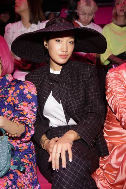 South Korean DJ and FROW regular Peggy Gou launched her Kirin fashion line earlier this year

Getty Images