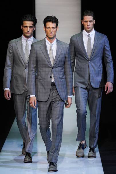 Giorgio Armani Spring/Summer 2013 Menswear show report | British Vogue