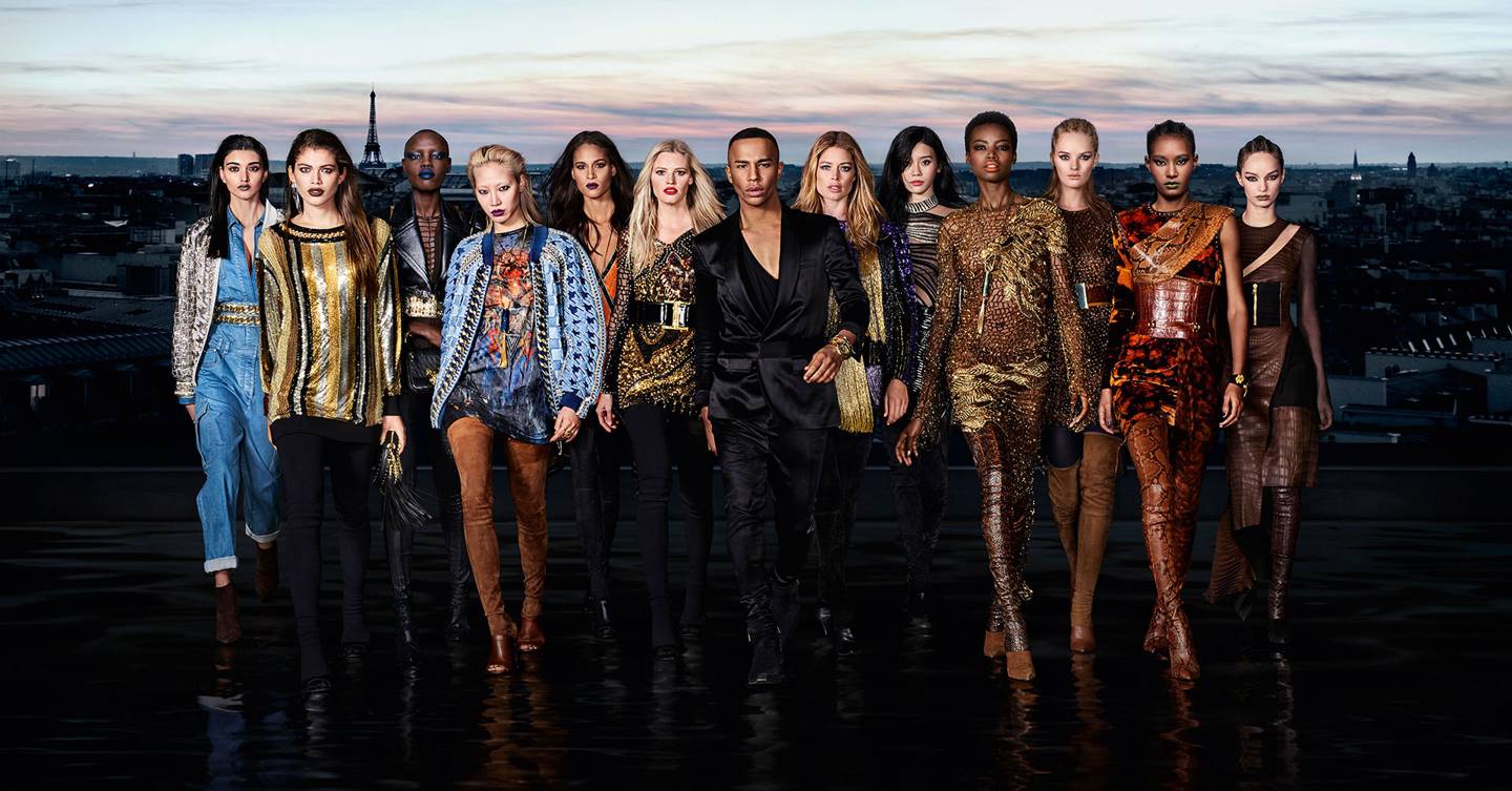Olivier Rousteing On His Balmain x L'Oréal Paris Collection