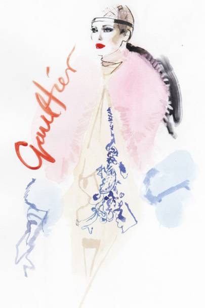 David Downton- couture week report and fashion illustrations | British ...