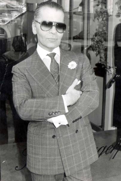 Image result for early days of karl lagerfeld