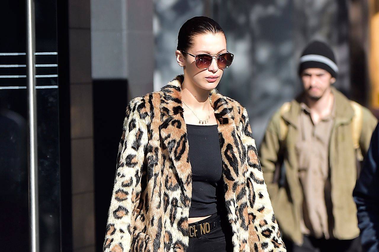 Celebrity Trend The Leopard Print Coat British Vogue 5107