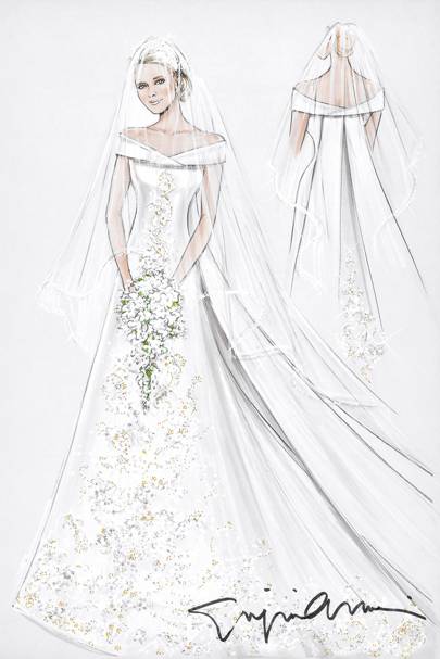 Charlene Wittstock Monaco royal wedding - Giorgio Armani | British Vogue