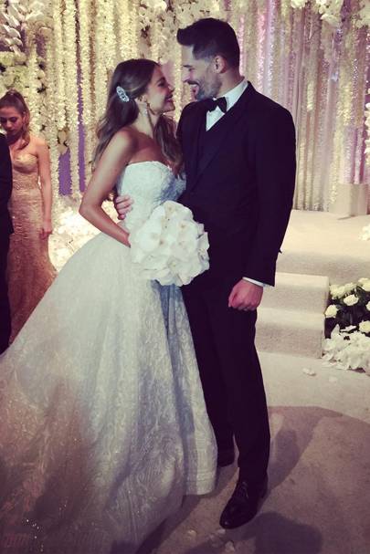 Sofia Vergara Wedding Dress Gown For To Joe Manganiello Sofia Vergara Instagram
