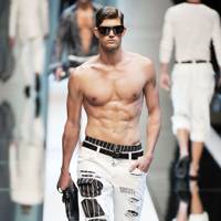 Bare chested male models in Milan | British Vogue