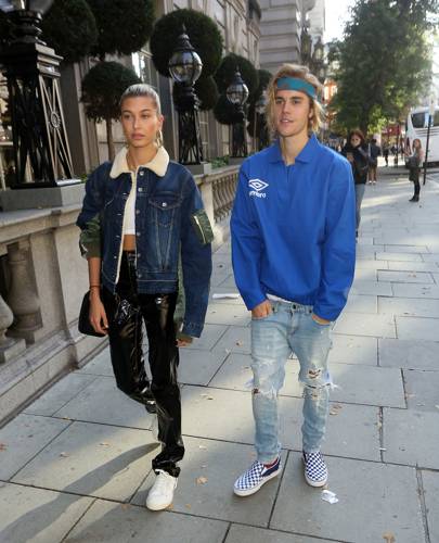 Justin Bieber Romances the Male Headband—And Hailey Baldwin—In London ...