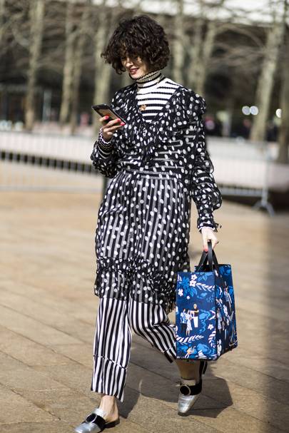 How To Wear The Street Style Trend For Stripes British Vogue 