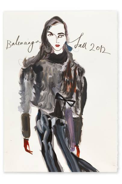 Tanya Ling Fashion Illustrations - 2012-13 Fashion Week | British Vogue