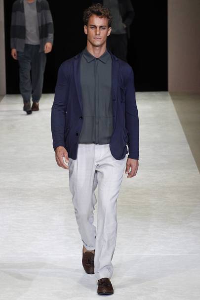 Giorgio Armani Spring/Summer 2015 Menswear show report | British Vogue