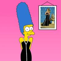 Marge Simpson AleXsandro Palombo Iconic Dresses | British Vogue