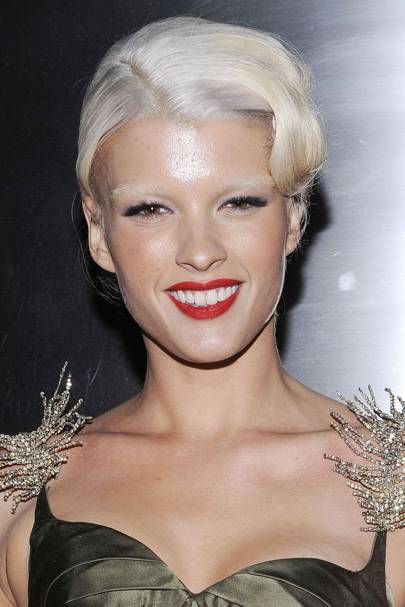 Bleach Blonde Hair Celebrities And Models With Peroxide Hair
