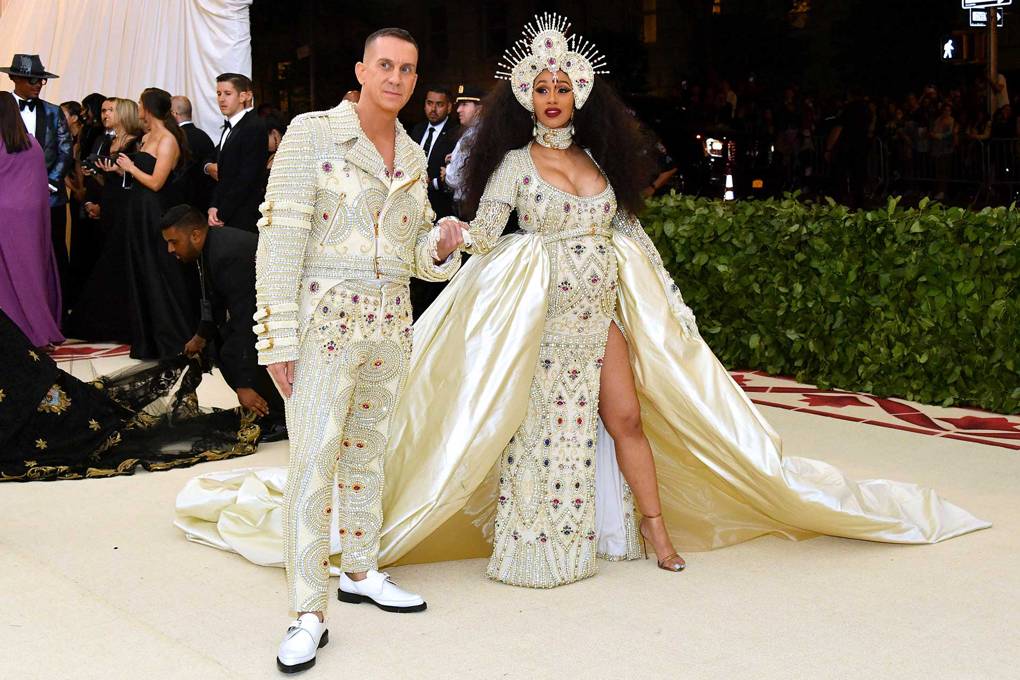 Jeremy Scott and Cardi B