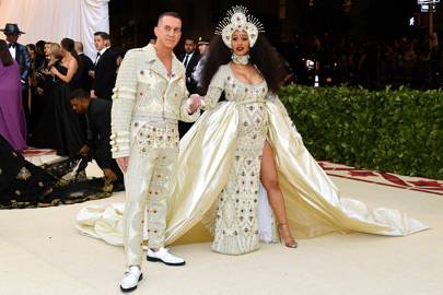 Jeremy Scott and Cardi B