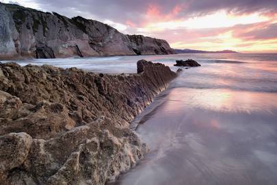 Itzurun Beach, Zumaia, Spain