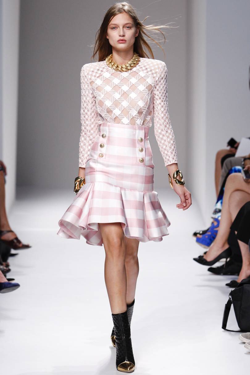 {fashion inspiration | runway : balmain spring-summer 2014, paris}