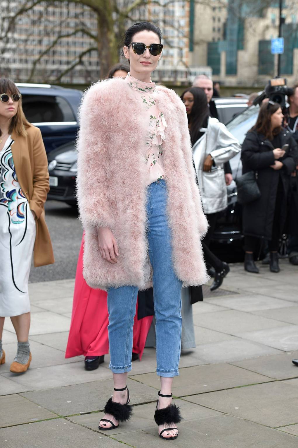 valentino rockstud ballerina flats