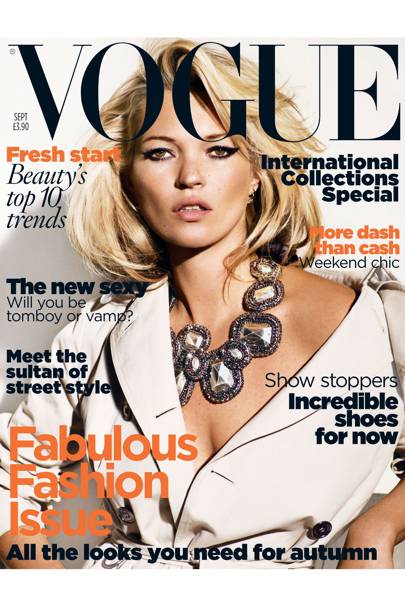 Kate Moss On The Cover Of Vogue British Vogue 1336