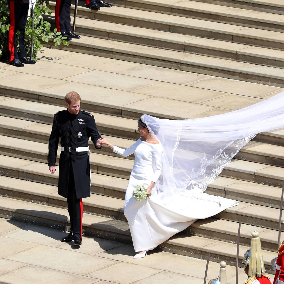 Image: How You Can See Meghan's Givenchy Wedding Dress And Royal Tiara IRL