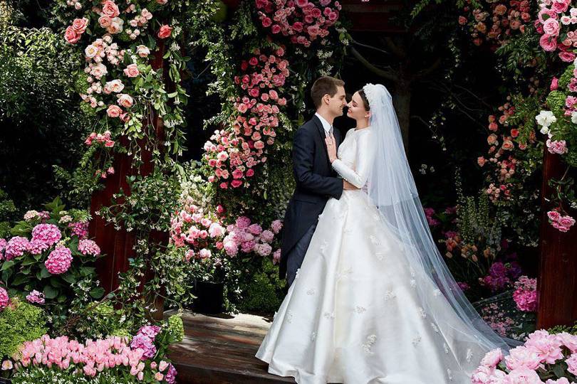 Miranda Kerr Wedding Dress: Dior Haute Couture | British Vogue